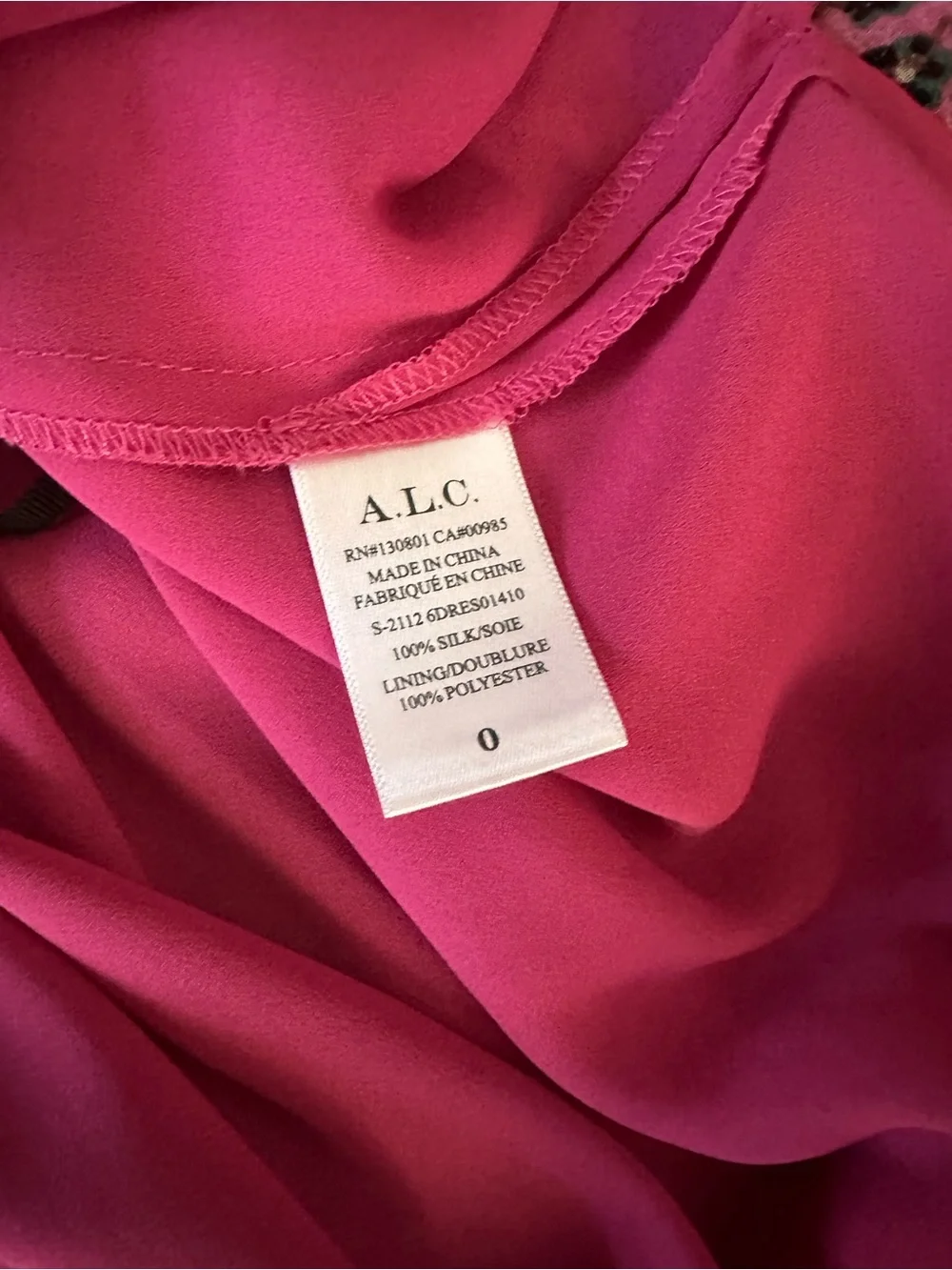 A.L.C. Pink Paisley Halter Midi Dress Elara - Picture 5 of 5